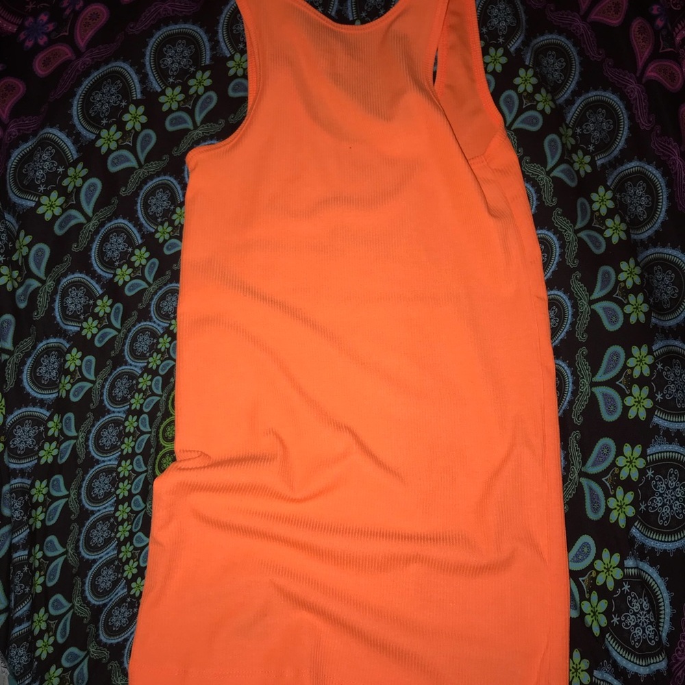 Neon orange under armor tank top, Christmas - Picture 3 of 4